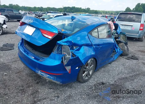 2018 Hyundai Elantra Sel из США, поврежденный, VIN 5NPD84LF2JH238406